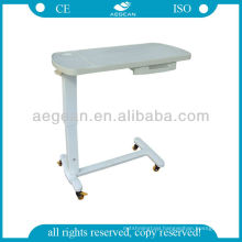 AG-OBT009 With small drawer hospital small plastic folding table